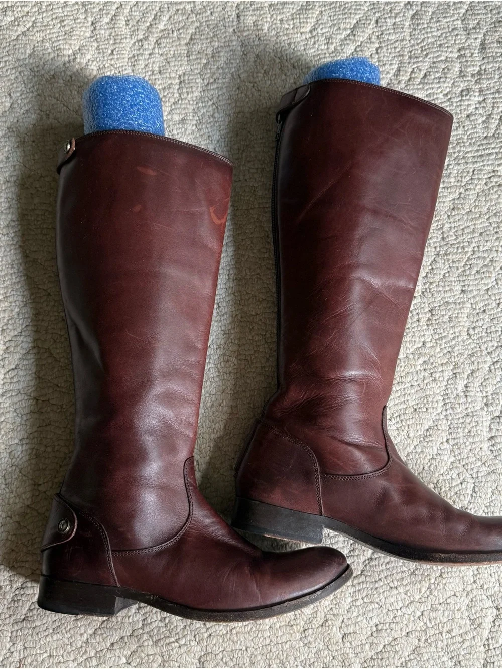 Frye Melissa Button Back Leather Boots sz 8